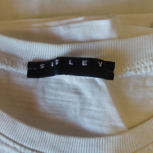 Sisley T-shirt white unisex, like new, age 11-12