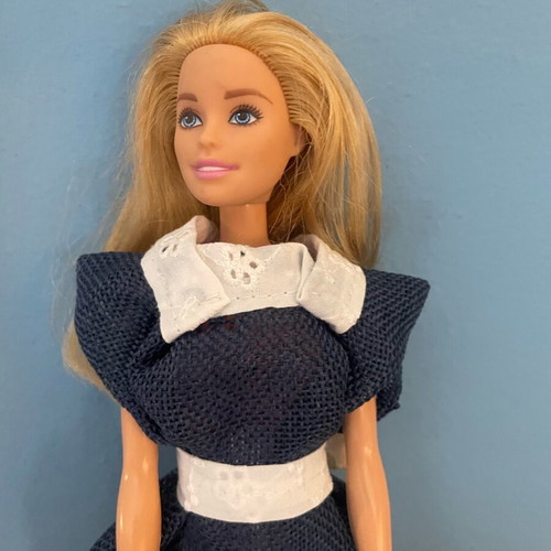 Barbie Mattel 2016 like new with handmade dress