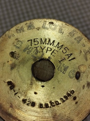 Κάλυκας 2ου Παγκοσμίου Πολέμου 75mm M5A1 από M2-M6 μεταχειρισμένος