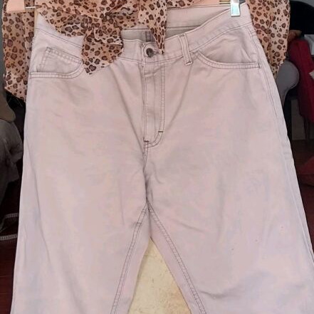 Americanino women's cotton pants used, size 32, beige