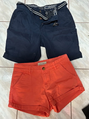 Superdry and Funky Buddha shorts, size S, waist 37-38 cm