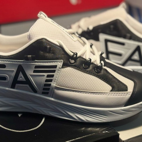 Emporio Armani shoes for men new, casual, black and white