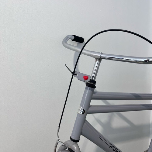Popal bicycle like new with leather saddle and lock
