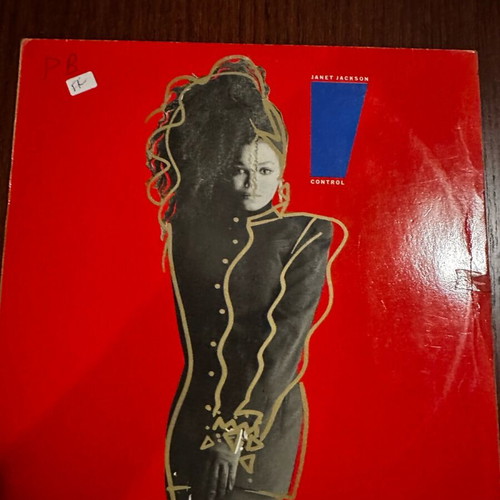 Janet Jackson Control vinyl used, first Greek press edition