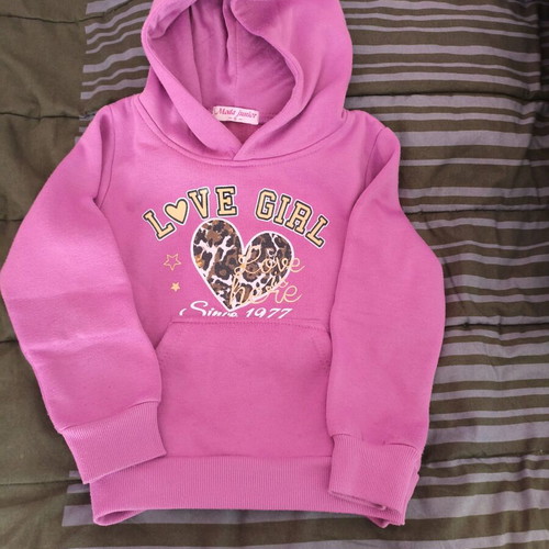 Girls' pack hoodie No6 and ANKA dress used, multicolor