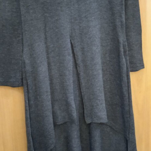 Winter dress gray soft, like new, sizes L and XL