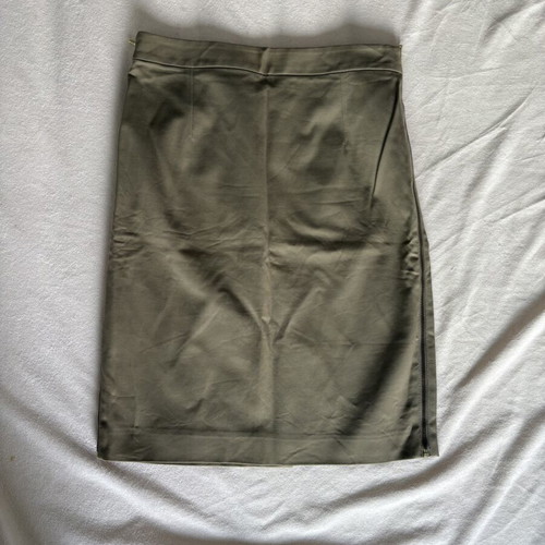 Club Monaco fitted skirt with side zipper, green