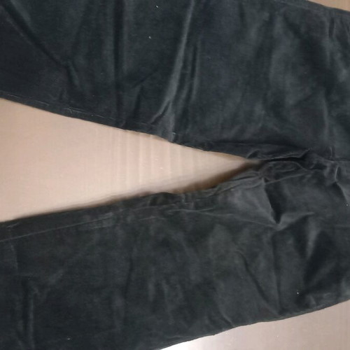 Men's pants new, corduroy, size L, black