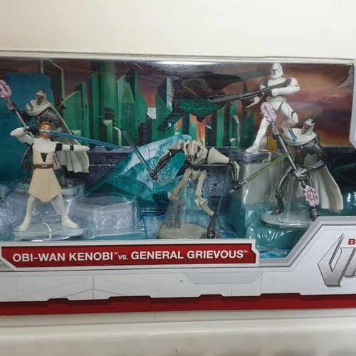 Star Wars Battle Packs Unleashed Obi-Wan Kenobi vs General Grievous Hasbro new