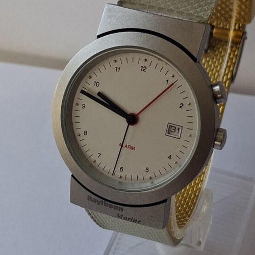 Raytheon Marine Quartz Alarm Watch like new, Japan, date function