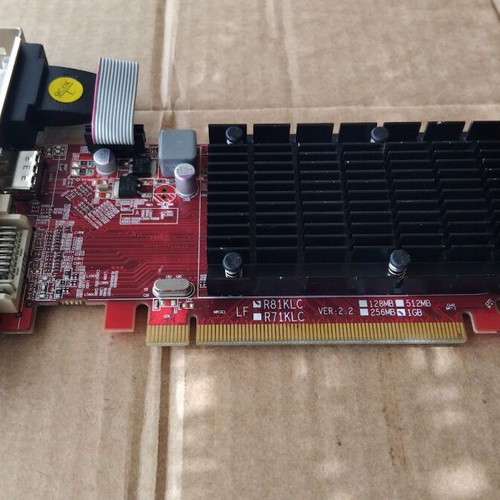 AMD Radeon PowerColor HD 5450 graphics card used, 1024MB GDDR3 HDMI PCI-E
