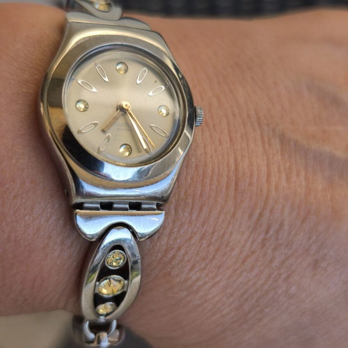 Swatch Irony women's watch like new, stainless steel