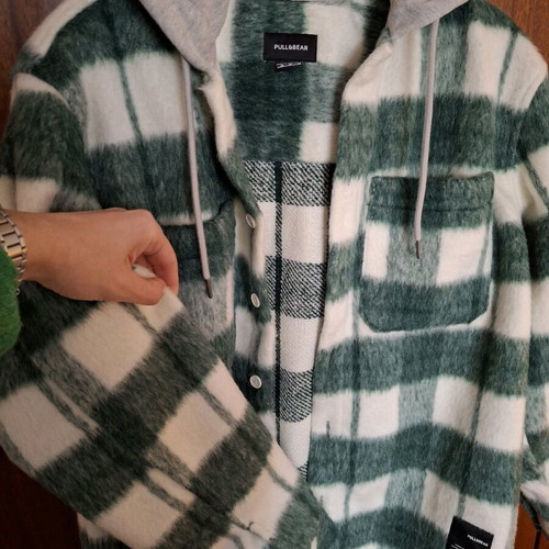 Unisex jacket Medium green Pull & Bear like new