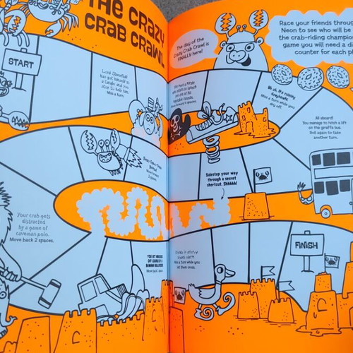 The Neon Activity Book used, puzzles and colouring