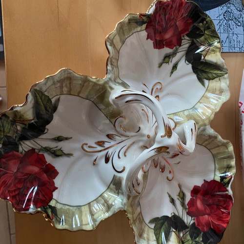 Vintage dry nut dish new, porcelain