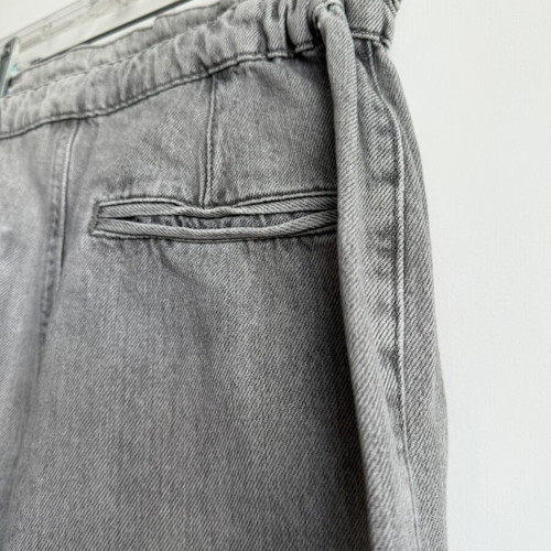 ZARA Z1975 high-waisted grey paperbag jeans, size EUR 36