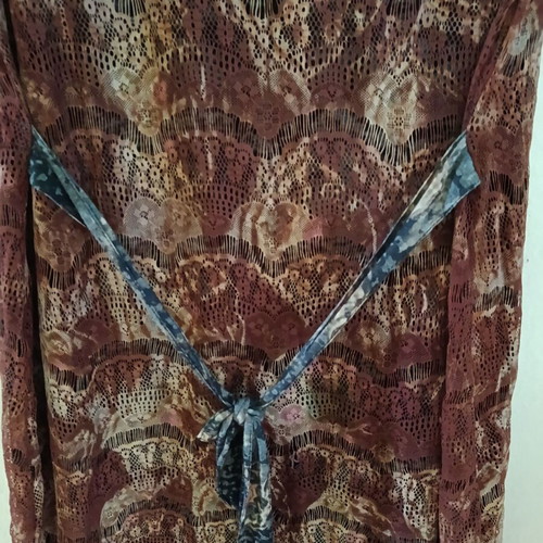 Custo Barcelona mini dress like new, party lace with printed fabric