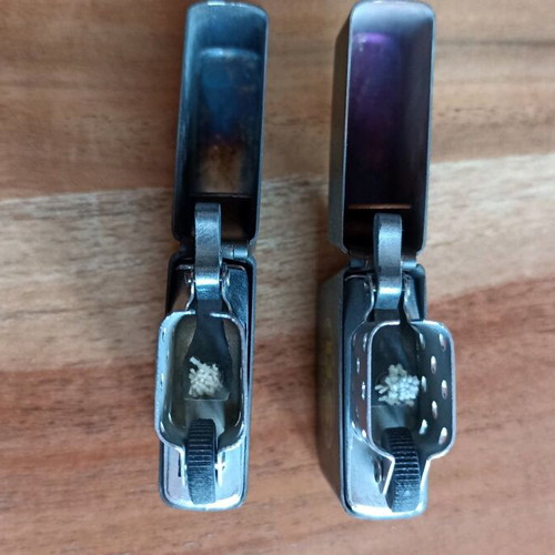 Vintage lighters used, various models