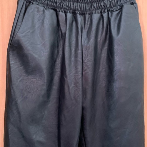Leatherette pants with pockets like new, black, size S/36/8