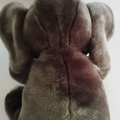 Animal hand puppets used, pack of 3, 32-38 cm