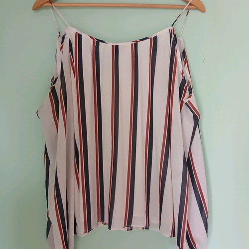 Twist & Tango striped blouse new, size M, polyester