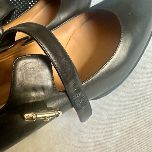 Fratelli Rossetti Mary Janes black leather pumps like new size 41