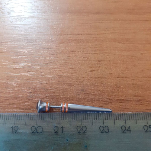 Earrings studs with black stone like new