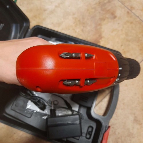 Valex Italy 14.4V Cordless Drill with Case, 1 Battery, 1 Charger