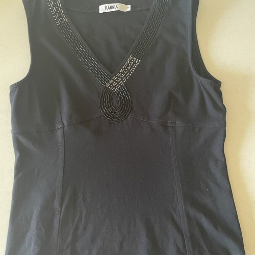 Rannia women's blouse black medium used