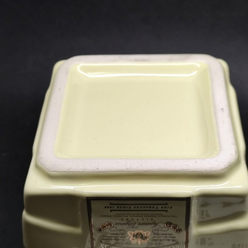 Karelias Ceramic Ashtray like new with classic gold tones