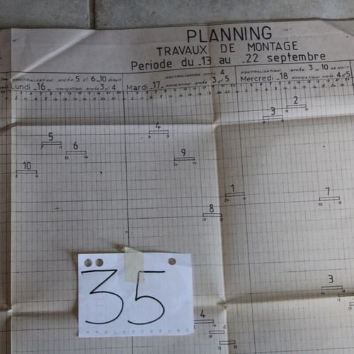 Original 1985 Drawing for Pont Neuf Wrapping by Christo like new
