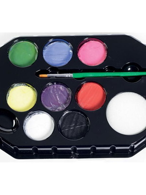 Snazaroo Face Paint Kit 10 Parts New with Idea Book