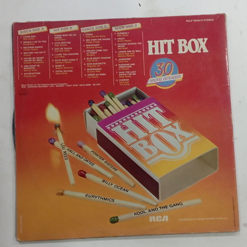 Hit Box vinyl 30 first performances used, double album