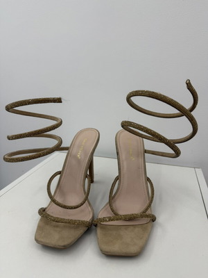 Spiral ankle strap heels size 38 used
