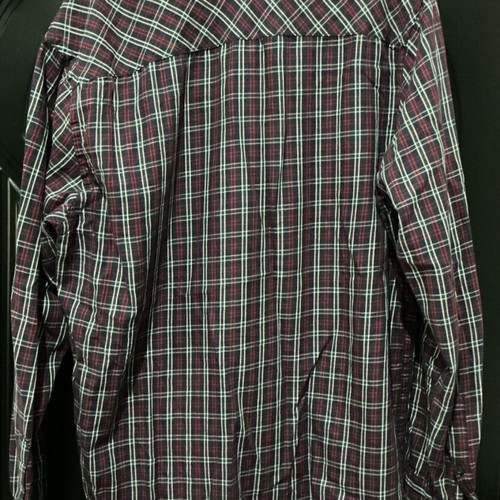 Pierre Cardin Checked Shirt Regular Fit like new, size M, red multicolor