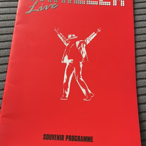 Michael Jackson Thriller Live souvenir programme like new