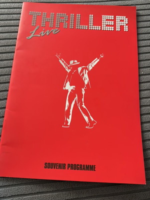 Michael Jackson Thriller Live souvenir programme like new