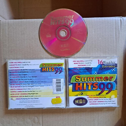 Summer Hits 99 CD like new, 16 great summer hits compilation
