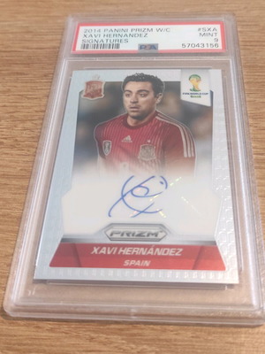 2014 Panini Prizm World Cup Signatures Card Xavi Hernandez new