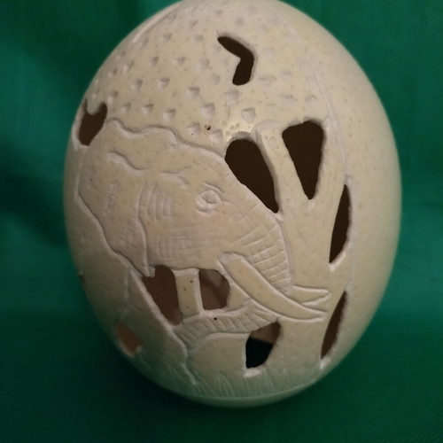 Ostrich eggs new, decorative
