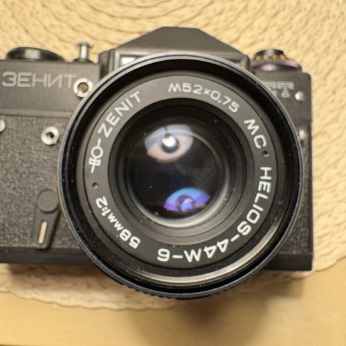 Zenit vintage analog cameras pack of 2 with Helios lenses used