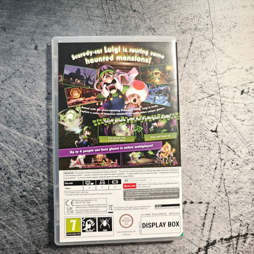 Luigi's Mansion 2 HD Switch game case used, without game