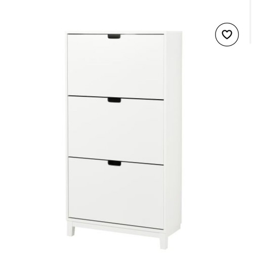 Ställ shoe rack with 3 compartments, 79x29x148 cm, Ikea