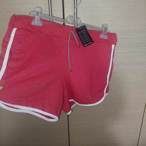 Bodymove women's athletic cotton shorts new, red, size XL