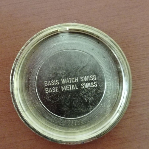 Vintage Lucerne Swiss Made mechanical pocket watch, gold tone
