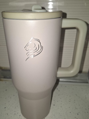 Cool n More 1L thermos with lid and straw