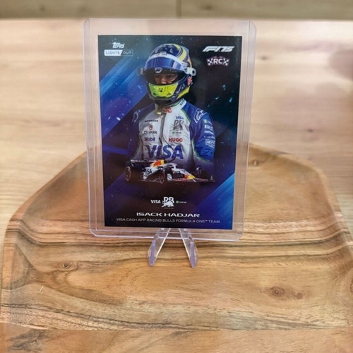 2025 Topps F1 Lights Out Isack Hadjar RC Bright Future card like new