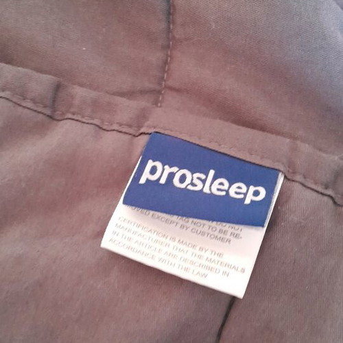 Prosleep weighted blanket like new, individual 7 kg, 100% organic cotton