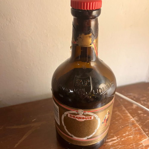 Drambuie Liqueur bottle vintage empty, used, collectible