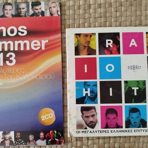Greek music CDs used, pack of 4, Radio Hits from Thema